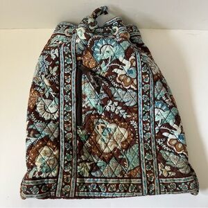 Vera Bradley Java Blue String Backpack